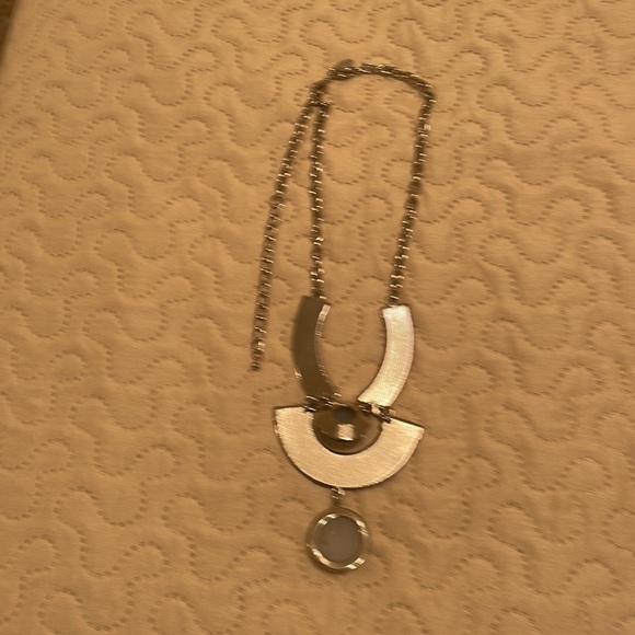 Set of Three Silver Tone Necklaces - Picture 4 of 13